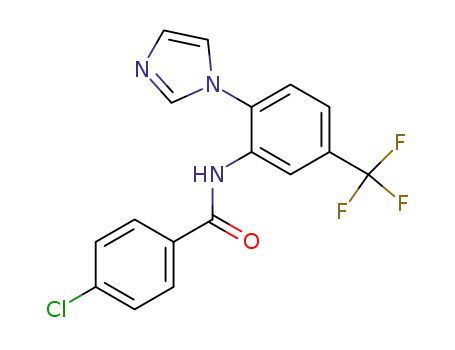 Benzamide, 4-chloro-N-[2-(1H-imidazol-1-yl)-5-(trifluoromethyl)phenyl]-
