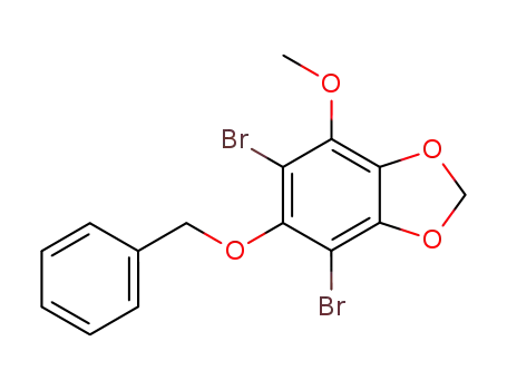 5-benzyloxy-4,6-dibromo-7-methoxy-benzo[1,3]dioxole