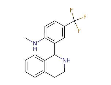1-(2-methylamino-5-trifluoromethyl)-1,2,3,4-tetrahydroisoquinoline