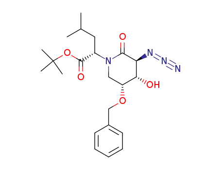 (3S,4S,5R)-3-azido-5-benzyloxy-N-[(1S)-1-(tert-butoxycarbonyl)-3-methylbutyl]-4-hydroxypiperidin-2-one