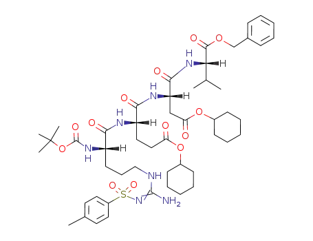 Boc-Arg(Tos)-Glu(OcHx)-Asp(OcHx)-Val-OBzl
