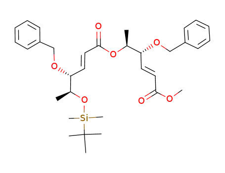 (E)-(4R,5S)-4-Benzyloxy-5-(tert-butyl-dimethyl-silanyloxy)-hex-2-enoic acid (E)-(1S,2R)-2-benzyloxy-4-methoxycarbonyl-1-methyl-but-3-enyl ester