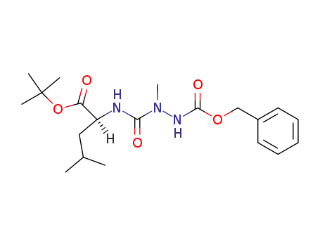 N-[(2-benzyloxycarbonyl-1-methylhydrazino)carbonyl]-L-leucine tert-butyl ester
