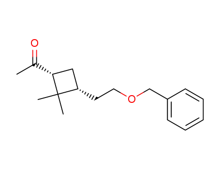(1R,3R)-3-(2'-benzyloxyethyl)-2,2-dimethylcyclobutyl methyl ketone