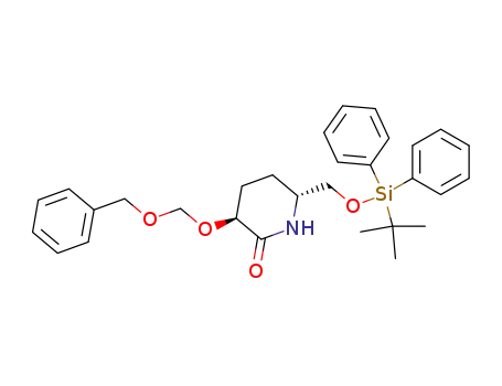 (3S,6R)-3-benzyloxymethoxy-6-[(tert-butyldiphenylsilyl)oxymethyl]piperidin-2-one