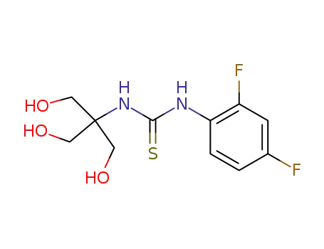 1-(2,4-difluoro-phenyl)-3-(2-hydroxy-1,1-bis-hydroxymethyl-ethyl)-thiourea