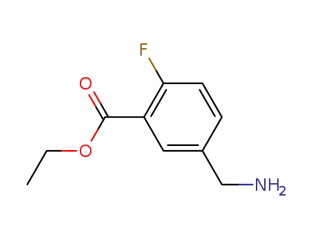 Benzoic acid, 5-(aminomethyl)-2-fluoro-, ethyl ester