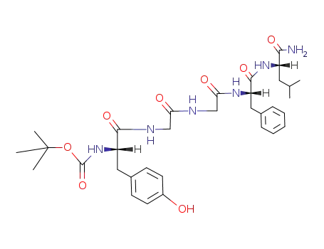 Boc-Tyr-Gly-Gly-Phe-Leu-NH<sub>2</sub>
