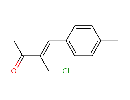 Molecular Structure of 232944-73-9 (3-Buten-2-one, 3-(chloromethyl)-4-(4-methylphenyl)-, (3Z)-)