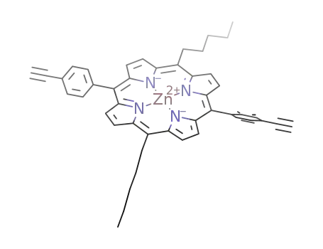 5,15-bis(4-ethynylphenyl)-10,20-di-n-pentylporphyrinatozinc(II)