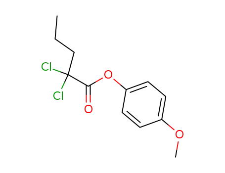 Pentanoic acid, 2,2-dichloro-, (4-methoxyphenyl)methyl ester