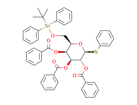 phenyl 2,3,4-tri-O-benzoyl-6-O-tert-butyldiphenylsilyl-1-thio-β-D-galactopyranoside