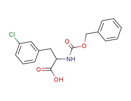 Molecular Structure of 331955-29-4 (Phenylalanine, 3-chloro-N-[(phenylmethoxy)carbonyl]-)