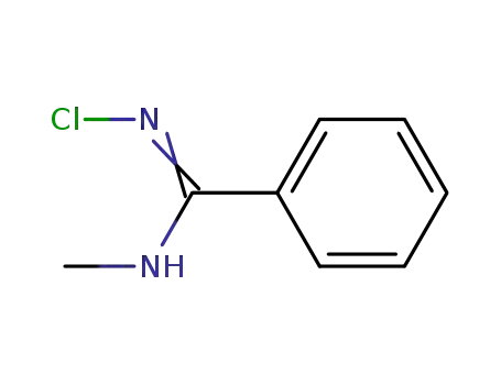 Molecular Structure of 41890-17-9 ((N-methyl)benzimidoyl chloride)