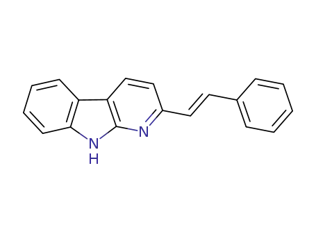 2-(styryl)-9H-pyrido[2,3-b]indole