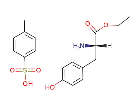Molecular Structure of 5002-67-5 (L-Tyrosine, ethyl ester, 4-methylbenzenesulfonate (salt))
