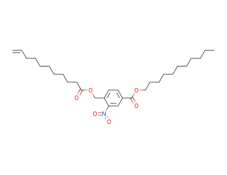 undecyl 4-(1-oxo-10-undecenyloxymethyl)-3-nitrobenzoate