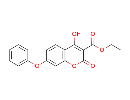 4-hydroxy-2-oxo-7-phenoxy-2H-chromene-3-carboxylic acid ethyl ester