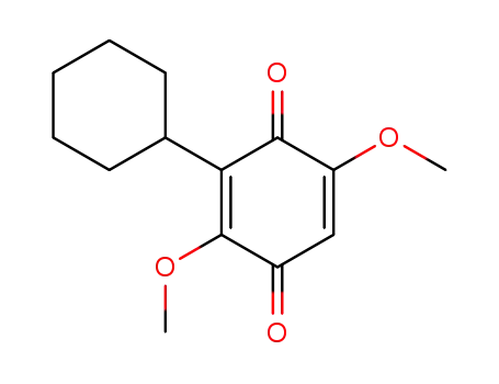 Molecular Structure of 409345-78-4 (3,6-dimethoxy-bicyclohexyl-3,6-diene-2,5-dione)