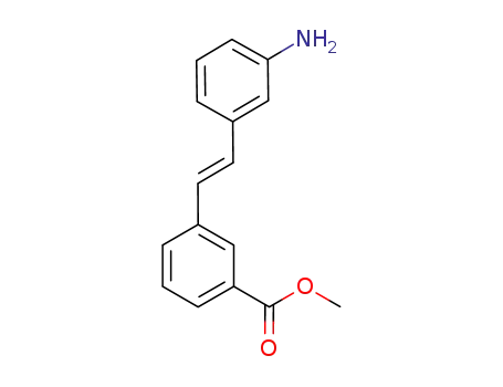 E-3-(3'-amino-phenylethenyl)-benzoic acid methyl ester