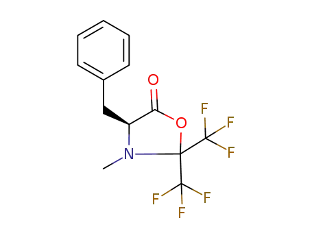 (4S)-4-Benzyl-2,2-bis(trifluoromethyl)-3-methyl-1,3-oxazolidin-5-one