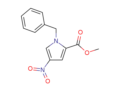 1-benzyl-4-nitro-1<i>H</i>-pyrrole-2-carboxylic acid methyl ester