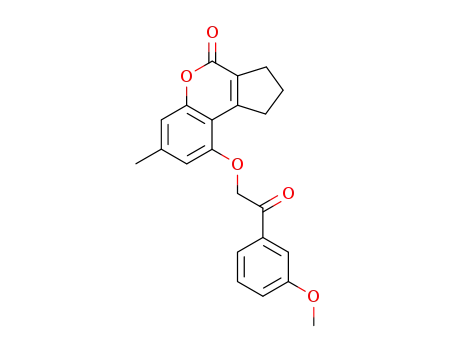 9-[2-(3-methoxyphenyl)-2-oxoethoxy]-7-methyl-2,3-dihydro-1H-cyclopenta[c]chromen-4-one