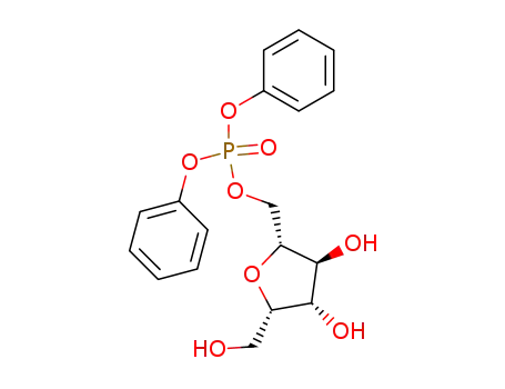 Phosphoric acid (2R,3S,4S,5S)-3,4-dihydroxy-5-hydroxymethyl-tetrahydro-furan-2-ylmethyl ester diphenyl ester
