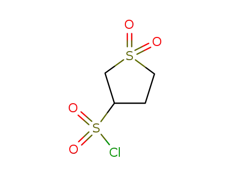Molecular Structure of 17115-47-8 (Tetrahydro-3-thiophenesulfonyl chloride 1,1-dioxide)