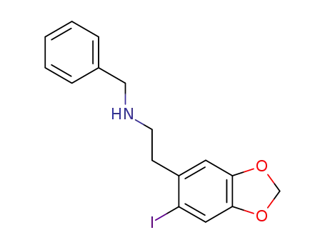 benzyl-[2-(6-iodo-benzo[1,3]dioxol-5-yl)-ethyl]-amine