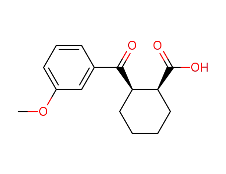 Molecular Structure of 357980-63-3 (CIS-2-(3-METHOXYBENZOYL)CYCLOHEXANE-1-CARBOXYLIC ACID)