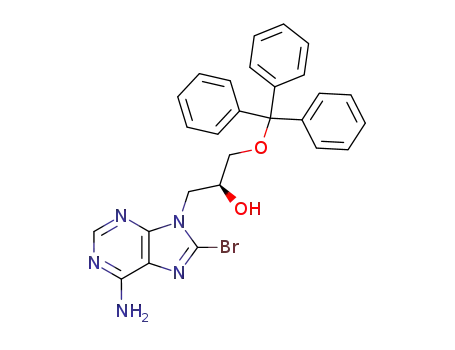 (S)-8-Bromo-9-[2-hydroxy-3-(trityloxy)propyl]adenine