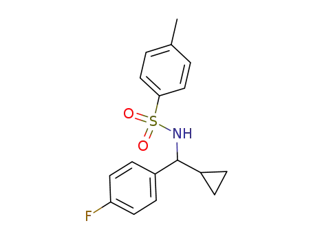 N-[cyclopropyl(4-fluorophenyl)methyl]-4-methylbenzenesulfonamide