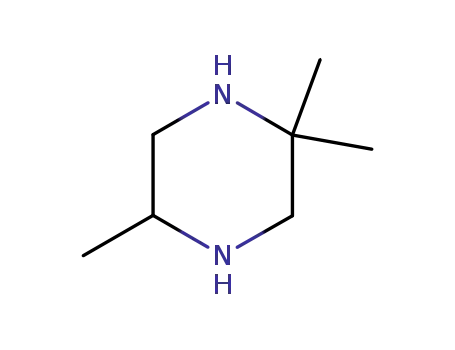 Molecular Structure of 139139-56-3 (Piperazine, 2,2,5-trimethyl- (9CI))