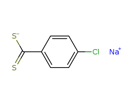 Molecular Structure of 68340-48-7 (sodium 4-chlorodithiobenzoate)