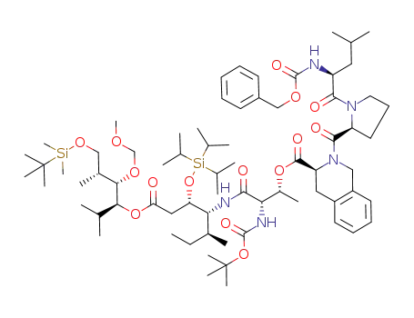 C<sub>71</sub>H<sub>119</sub>N<sub>5</sub>O<sub>15</sub>Si<sub>2</sub>