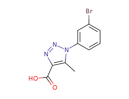 1-(3-bromophenyl)-5-methyl-1H-1,2,3-triazole-4-carboxylic acid