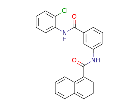 naphthalene-1-carboxylic acid [3-(2-chloro-phenylcarbamoyl)-phenyl]-amide