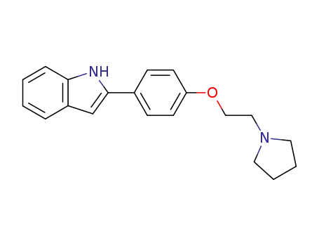 2-[4-(2-Pyrrolidin-1-yl-ethoxy)-phenyl]-1H-indole