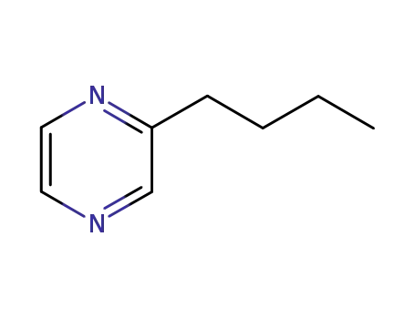 Molecular Structure of 29460-91-1 (2-BUTYL PYRAZINE)
