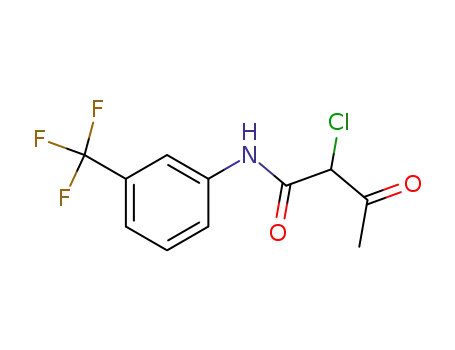 2-chloro-3-oxo-N-[3-(trifluoromethyl)phenyl]butanamide
