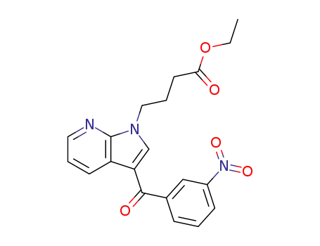 ethyl 4-[3-(3-nitrobenzoyl)-1H-pyrrolo[2,3-b]pyridin-1-yl]butyrate