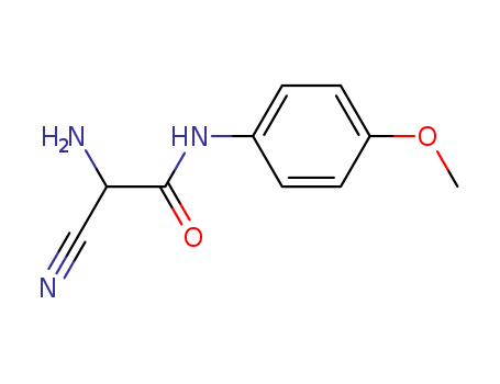 2-AMINO-2-CYANO-N-(4-METHOXY-PHENYL)-ACETAMIDE
