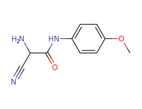 2-아미노-2-시아노-N-(4-메톡시-페닐)-아세트아미드