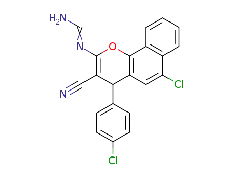 Methanimidamide,
N-[6-chloro-4-(4-chlorophenyl)-3-cyano-4H-naphtho[1,2-b]pyran-2-yl]-