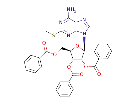 2',3',5'-tri-O-benzoyl-2-(methylthio)adenosine