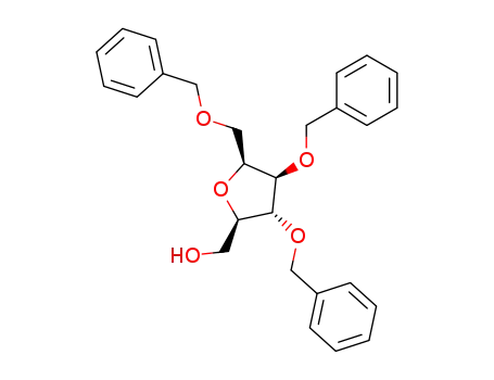 ((2R,3R,4R,5S)-3,4-Bis-benzyloxy-5-benzyloxymethyl-tetrahydro-furan-2-yl)-methanol
