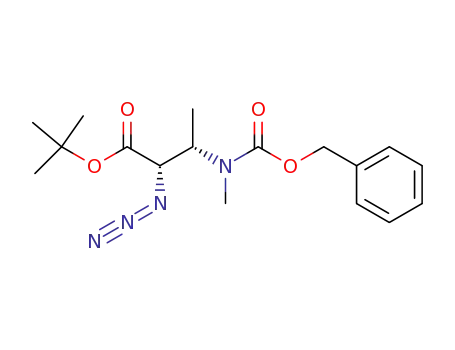 tert-butyl (2S,3S)-2-azido-3-(((benzyloxy)carbonyl)(methyl)amino)butanoate