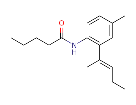 Pentanoic acid [4-methyl-2-((E)-1-methyl-but-1-enyl)-phenyl]-amide