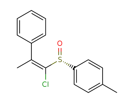 (R<sub>S</sub>)-(E)-1-chloro-2-phenyl-1-(p-tolylsulfinyl)-1-propene